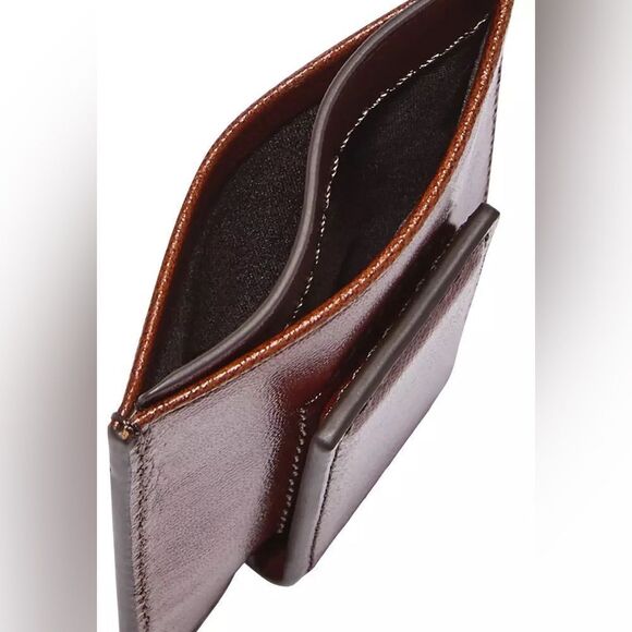 NWT- Fossil- Mykel Card Case- Medium Brown SML1808210 - Picture 2 of 11